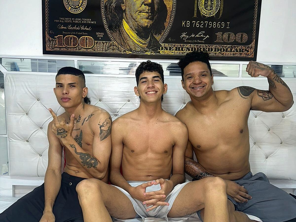 Andres & Samuel & Luis Live Cam on Flirt4Free