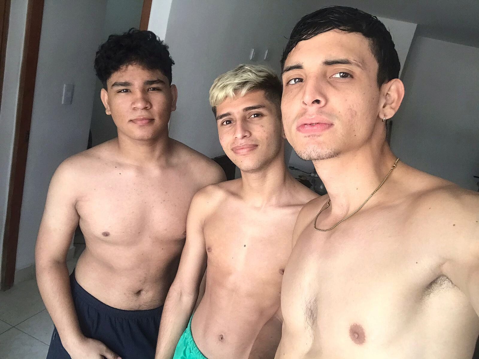 Justin & Ernest & Bryan live cam model at Flirt4Free