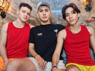 Ricardo & Valentino & Rodrigo Live Cam on Flirt4Free