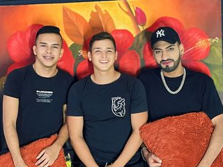 Sadib & Thiago & Alan Live Cam on Flirt4Free