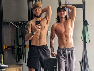 Watch Rikko Stuff & Nico Art live on cam at Flirt4Free