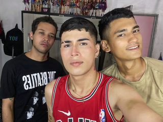 Chris & Dominic & Aiden Live Cam on Flirt4Free