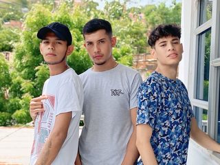 Watch  Christopher & Noe & Gerson live on cam at Flirt4Free