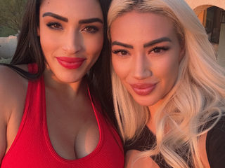 Watch Angelica Swiss & Azie Amore live on cam at Flirt4Free