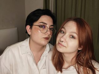 Orva Christlef & Leila Duty live cam model at Flirt4Free