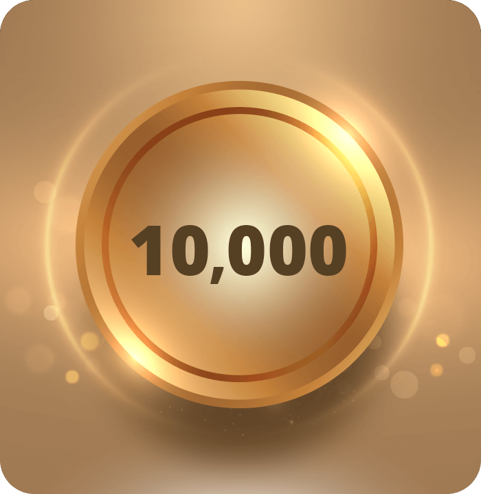 10,000 Credit Tip
