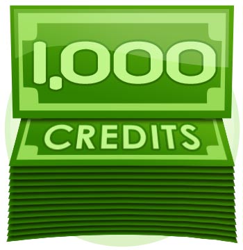 1,000 Credit Tip