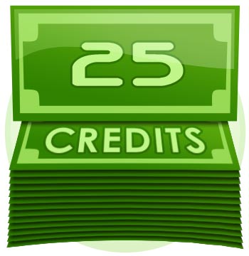 25 Credit Tip