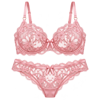 Pink Lace Lingerie