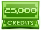 25,000 Credit Interactive Paid Show Tip