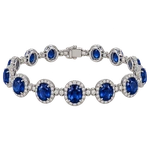 Blue Gem Bracelet
