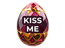Kiss Me Easter Egg 