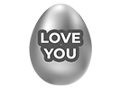 Love You Easter Egg