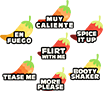 FIesta de Mayo - Set of 7 Fiesta Peppers (set 1)