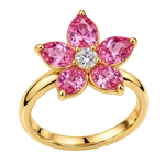 Jeweled Flower Ring