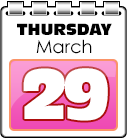Thursday 29th March