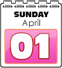 Sunday 1st April