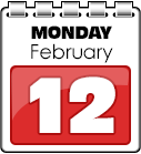 Monday February 12th