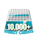 10,000 Credits in a Week