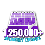 1,250,000 Credits in a Month