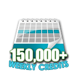 150,000 Credits in a Week