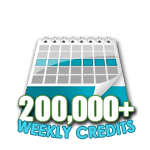 200,000 Credits in a Week