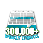 300,000 Credits in a Week