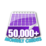 50,000 Credits in a Month