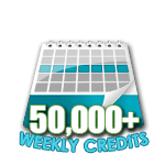 50,000 Credits in a Week