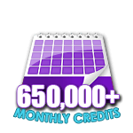 650,000 Credits in a Month