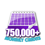 750,000 Credits in a Month