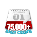 75,000 Credits in a Day