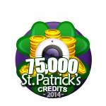 St Patricks 75,000 Credits