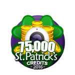 St Patricks 75,000 Credits