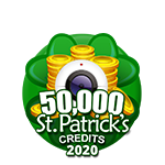 St Patricks 50,000 Credits