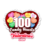 100 Candy Hearts