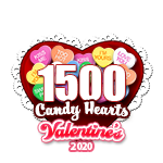 1,500 Candy Hearts