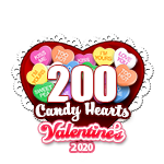 200 Candy Hearts