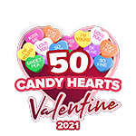 50 Candy Hearts