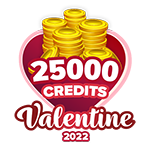 Valentine's 25,000 Credits