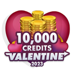 Valentine's 10,000 Credits