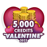 Valentine's 5,000 Credits