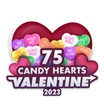 75 Candy Hearts