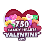 750 Candy Hearts