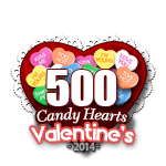 500 Candy Hearts