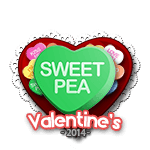 Sweet Pea Candy Heart