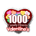 1000 Candy Hearts