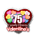 75 Candy Hearts