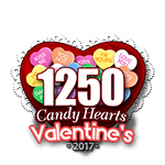 1250 Candy Hearts