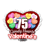 75 Candy Hearts